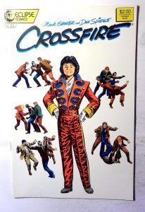 Crossfire #23 (1987) Eclipse Comics 1st Print Comic Book