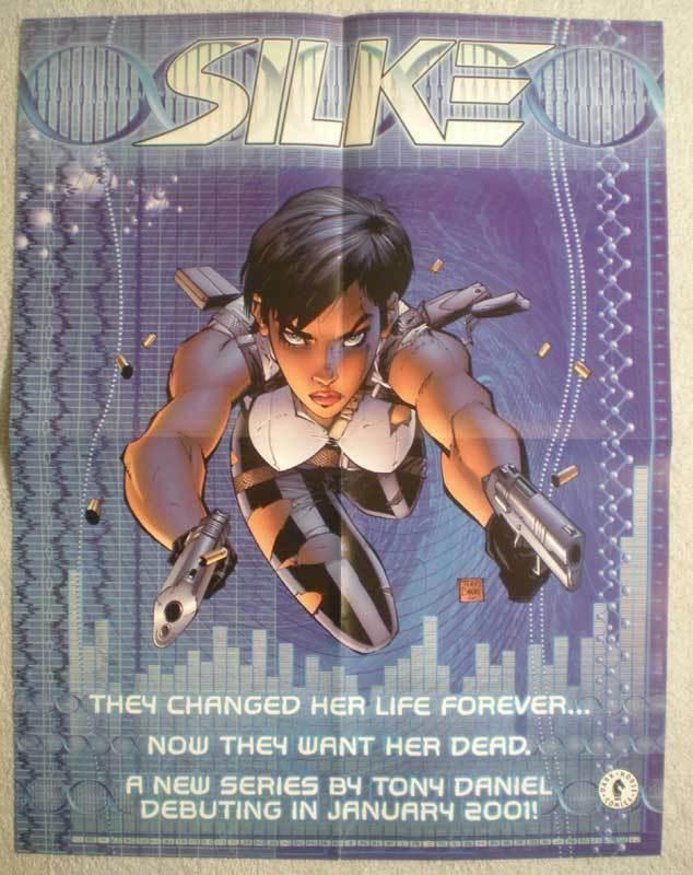 SILKE Promo poster,Tony Daniel, 17x22, 2000,  Unused, more Promos in store