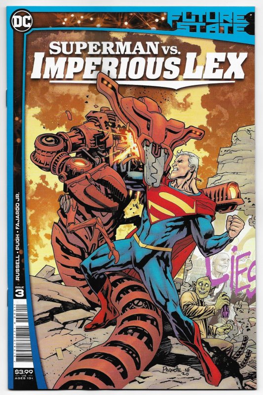 Future State Superman vs Imperious Lex #3 Main Cvr (DC, 2021) NM