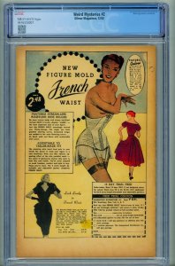 WEIRD MYSTERIES #2 CGC 1.8 1952-Basil Wolverton-PRE-CODE HORROR-sick cover 46163