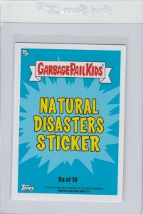 Garbage Pail Kids Monsoon June 9a GPK 2017 Adam Geddon trading card sticker