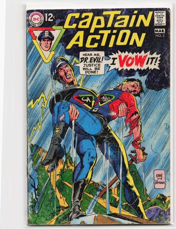 Captain Action #3 (1969) Captain Action
