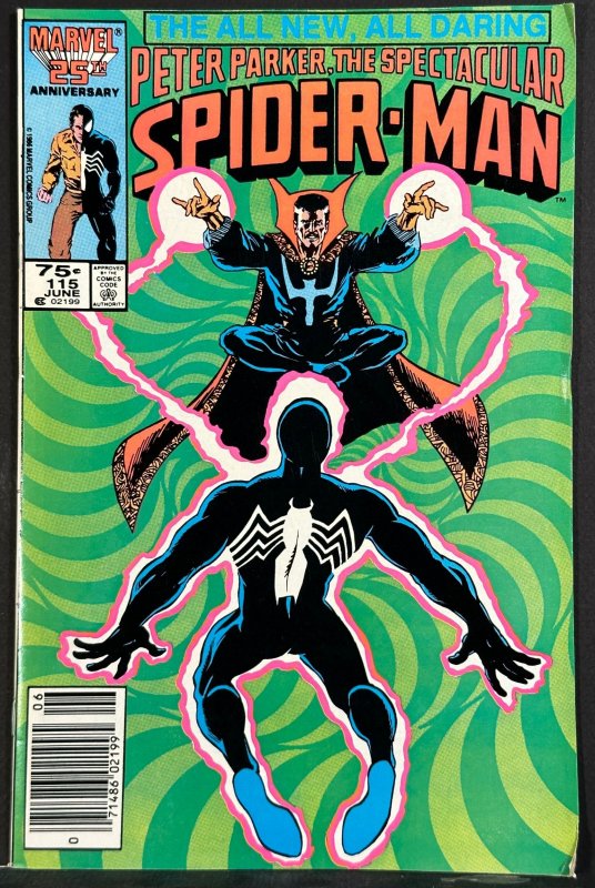 The Spectacular Spider-Man #115 Newsstand Edition (1986)