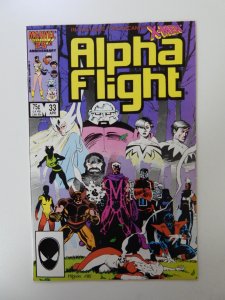 Alpha Flight #33 Direct Edition 1st appearance of Lady Deathstrike VF condition