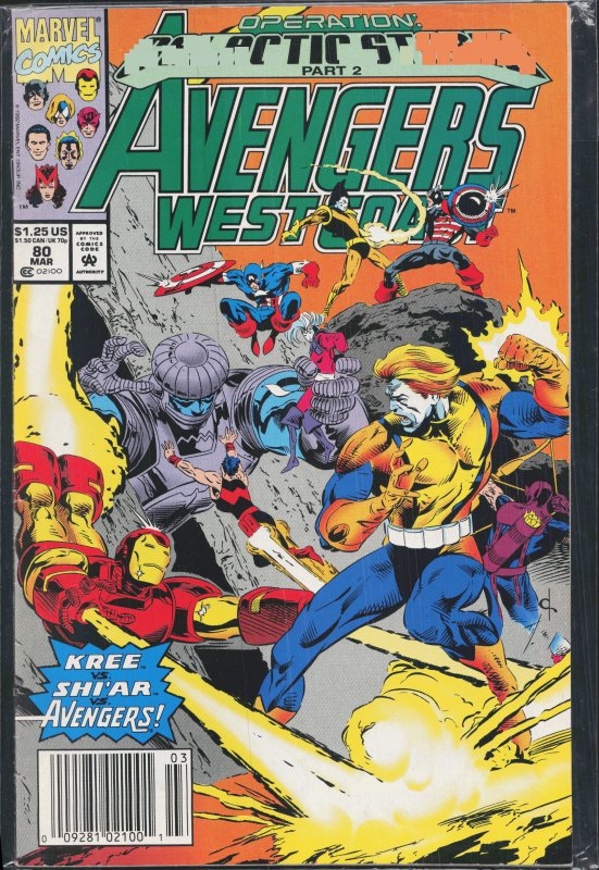 Avengers West Coast #80 (1992) West Coast Avengers / Avengers West Coast