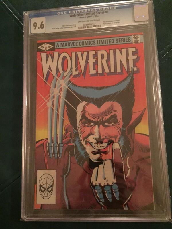 wolverine limited series 1-4 CGC all 9.6, Mint Cases