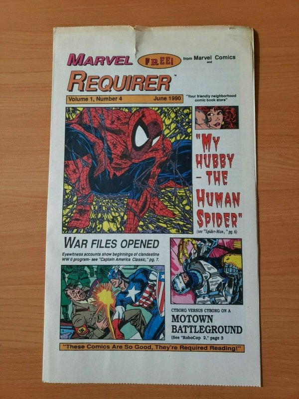 Marvel Requirer #4 Promo Todd McFarlane Spider-Man ~ FINE FN ~ 1990 Marvel