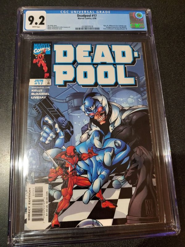 DEADPOOL #17 CGC 9.2