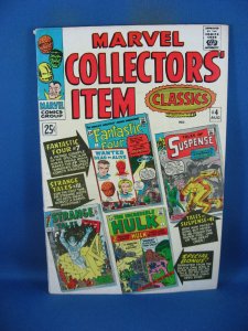 MARVEL COLLECTORS ITEM CLASSICS 4 VG F  1966