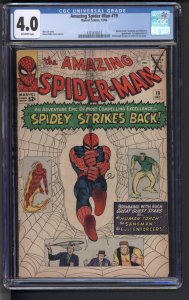 Amazing Spider-Man #19 (Marvel, 1964) CGC 4.0