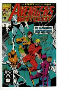 Lot of 13 Avengers West Coast Comics #50 51 52 53 56 57 58 60 61 62 63 66 67 JF4