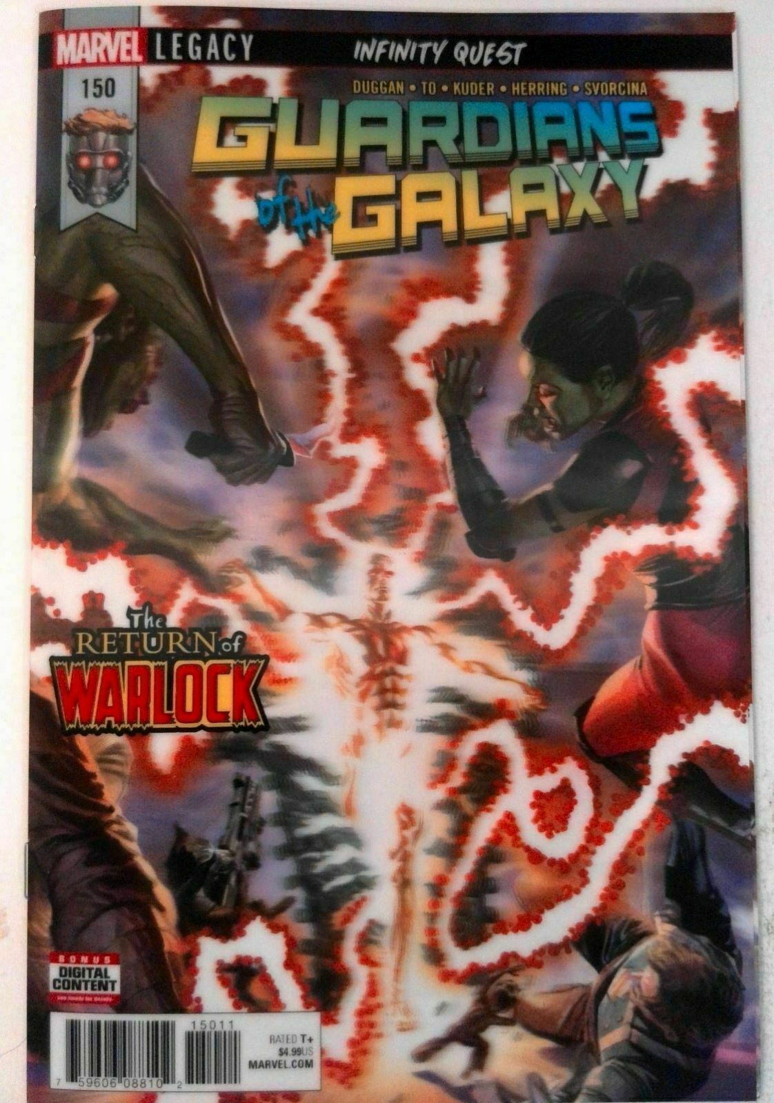Guardians Of The Galaxy 5th Series 150 Marvel 2018 Nm Comic Book Lenticular Comic Books Modern Age Marvel Superhero Hipcomic