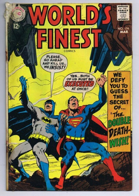 World's Finest #174 Superman Batman ORIGINAL Vintage 1968 DC Comics 