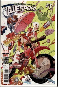 The Unbelievable Gwenpool #1 Direct Edition - Gurihiru Cover (2016) Gwenpool