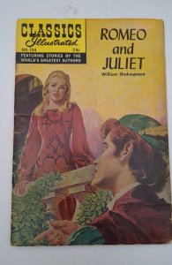 Classics Illustrated #134 Romeo and Juliet HRN 166 VG/FN 5.0