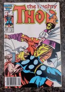Thor #369 Newsstand Edition (1986) VF+ 8.5 Balder The Brave Appearance