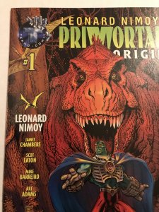 PRIMORTALS ORIGINS #1 :  Tekno Comix 1995 NM-; Newsstand Variant, Leonard Nimoy