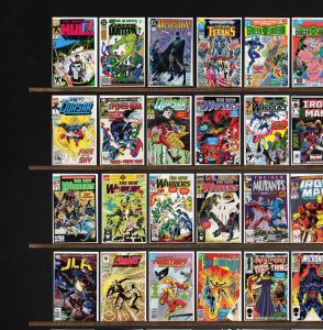 Huge Lot 150+ Comics with The New Warriors, Iron Man & More!