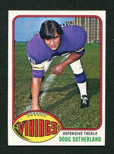 1976 Topps Doug Sutherland NM-MT+  Minnesota Vikings