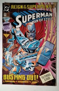 Superman: The Man of Steel #22 (1992) DC Comic Book J759