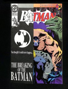 Batman #497 Bane Breaks Batman's back!