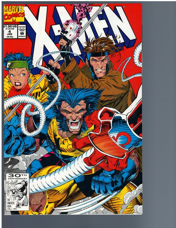 X-men #4 (Marvel, 1992) - Key 1st Omega Red