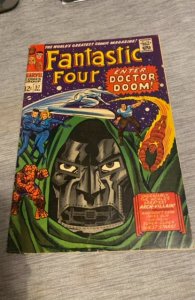 Fantastic Four #57 Regular Ed (1966)enter dr doom/Silver surfer mid grade plus