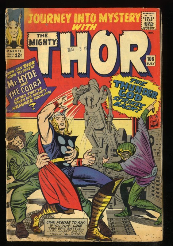 Journey Into Mystery #106 VG+ 4.5 Thor!