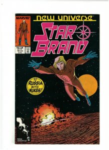 Star Brand #10 VF+ 8.5 Marvel Comics New Universe 1987 Mark Bagley