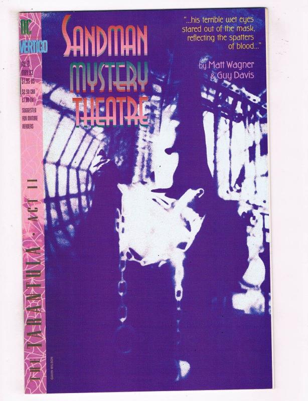 Sandman Mystery Theatre #2 FN DC Vertigo Comics Comic Book Wagner May 1993 DE36