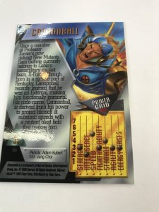 CANNONBALL #95 card : Marvel Metal 1995 Fleer Chromium; NM/M X-men, base