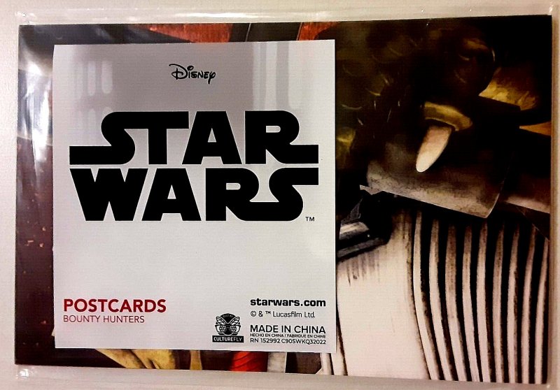 ?~STAR WARS~LANDO NOTEPAD + POSTCARD SET + JANGO FETT ENAMEL PIN~ FULL SET~?