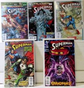 Superman Lot of 5 #16, 17, 19, 25, 26 (2014) DC 9.4 Wonder Woman Cyborg Comics