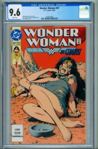 Wonder Woman #67 1992 CGC 9.6  Brian Bolland cover 4343005006