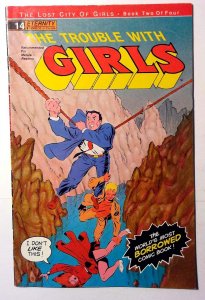 The Trouble with Girls #14 (1990) Eternity Comics 1st Print Comic Book