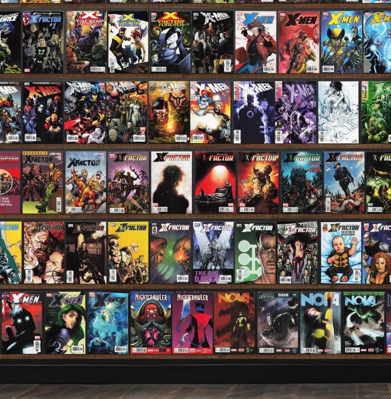 Huge Lot 270+ Comics with X-Factor, X-Men, Uncanny X-Force & More!