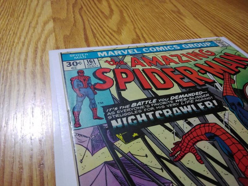 The Amazing Spider-Man #161 (1976) Nightcrawler Punisher Jigsaw key