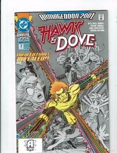 Lot of 3 Hawk & Dove DC Comic Books #1(2)+Annual 2 MS11