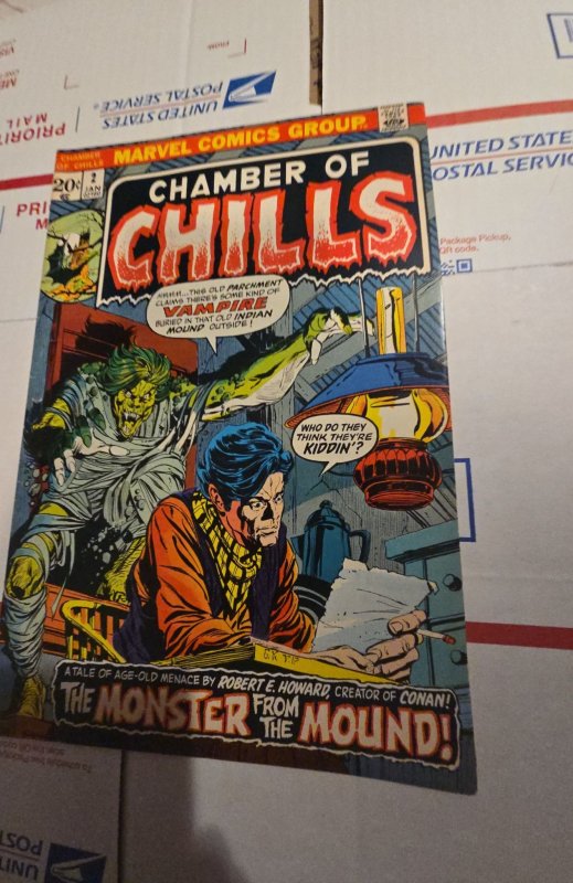 Chamber of Chills #2 (1973) the monster on the mound