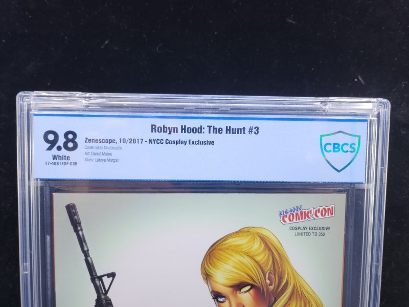 Robyn Hood: The Hunt #3 - NYCC Cosplay LTD 350 Exclusive - CBCS 9.8 - 2017