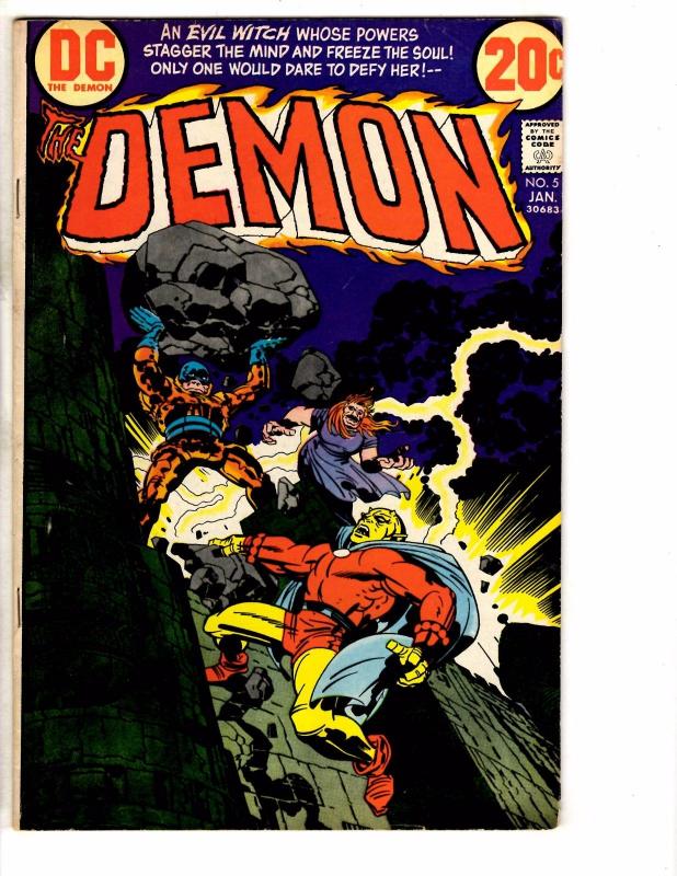 The Demon # 5 FN DC Comic Book Jack Kirby Fourth World Bronze Age Series J248
