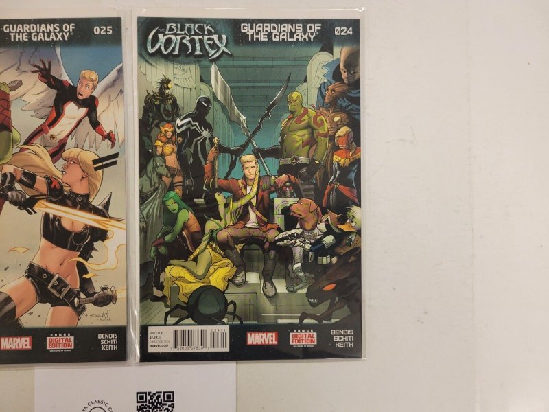 2 Guardians Of The Galaxy Marvel Comic Books #24 25 Black Vortex 75 RC14