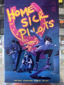 HOME SICK PILOTS 1 MEGAN HUTCHINSON VARIANT COVER NM IMAGE COMICS