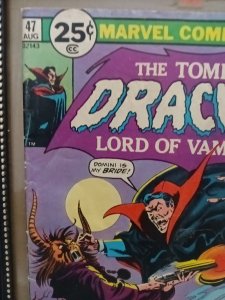 Tomb Of Dracula #47 Gene Colan Blade Appearance Marvel Comics 1976  P04