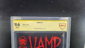 Vamp #1 - Signed Jim Eckels/ Emmanuel Bazin Cover & Art - CBCS 9.6 - 2018