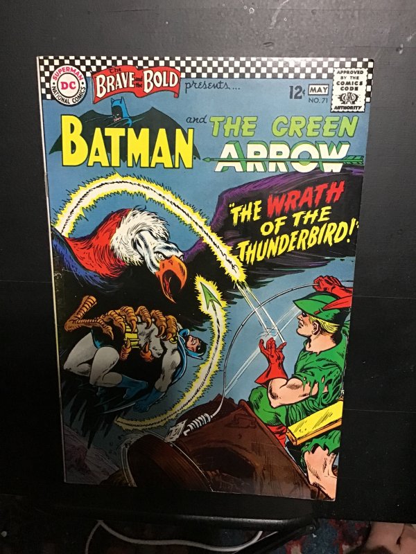 The Brave and the Bold #71 (1967) Sweet Green Arrow, Batman! Boca CERT! VF/NM