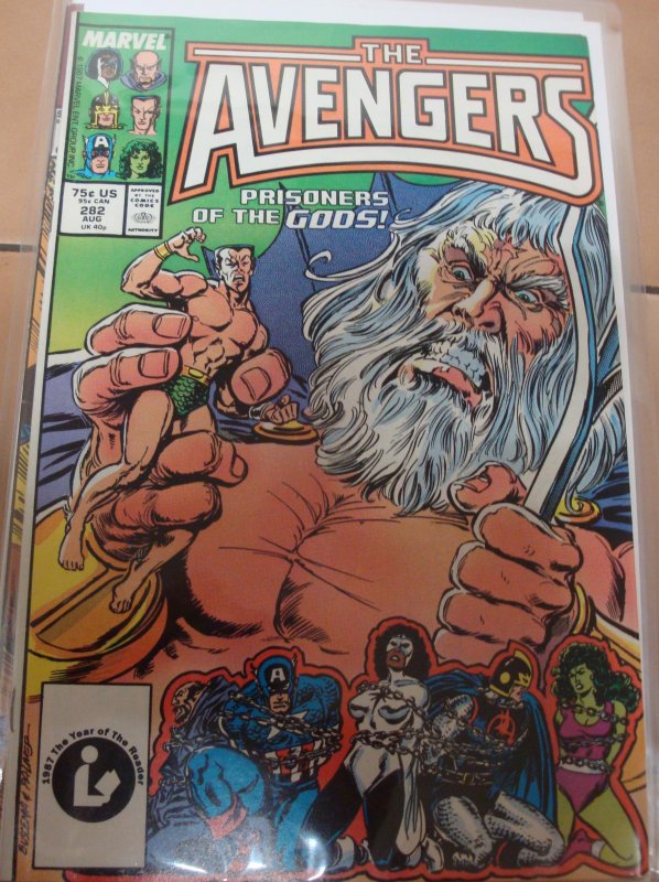 Avengers #282 Roger Stern Story John Buscema Cover/Art Sub-Mariner Marrina
