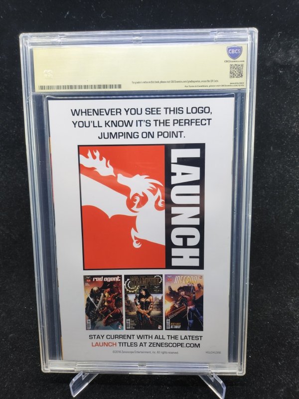 Hellchild #5 - Signed Elias Chatzoudis/SDCC Cosplay Exc - CBCS 9.8 - 2016