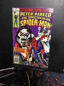The Spectacular Spider-Man #7 (1977) High-grade Morbius key!! VF Wow!