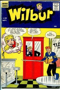 Wilbur #68 1958-Archie-soda shop-phone booth-Katy Keene-Linda & Laurie-VG+